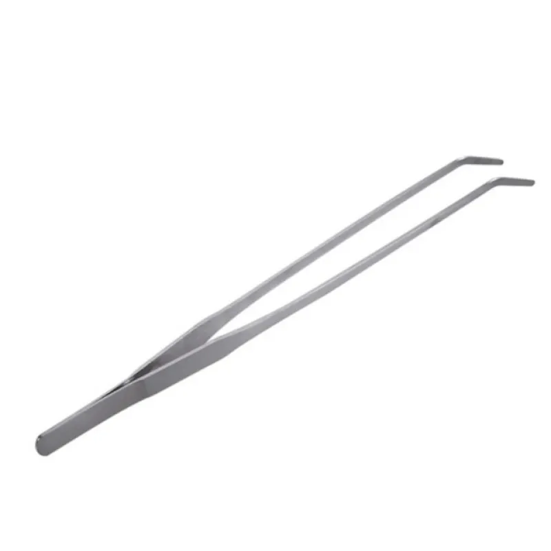 Curved Aquarium Tweezers - Stainless Steel