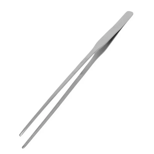 Curved Aquarium Tweezers - Stainless Steel