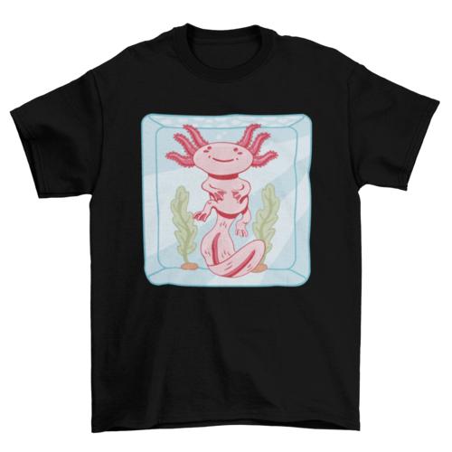 Cute Axolotl Aquarium T-shirt