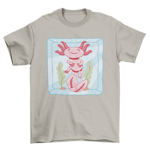 Cute Axolotl Aquarium T-shirt