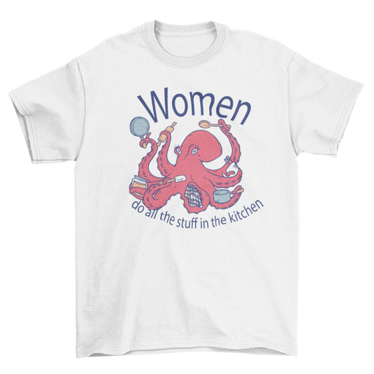 Octopus Cooking T-Shirt