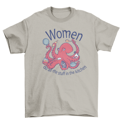 Octopus Cooking T-Shirt