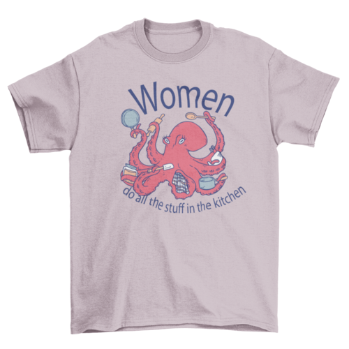 Octopus Cooking T-Shirt