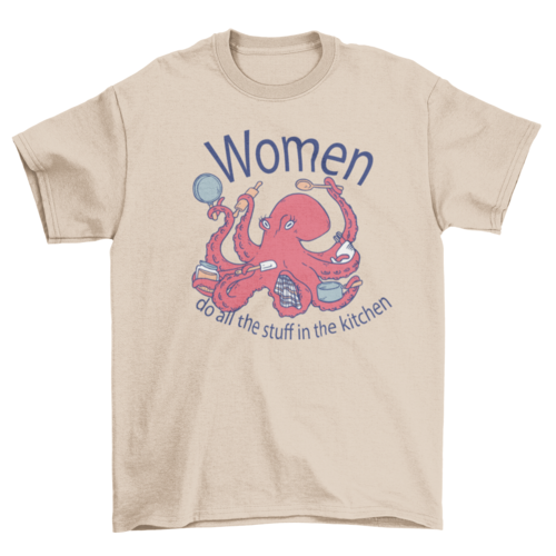 Octopus Cooking T-Shirt