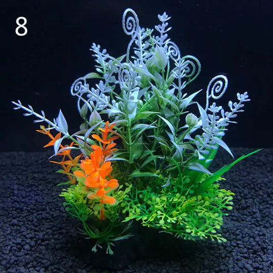 Variety Artificial Aquarium Decor Plants